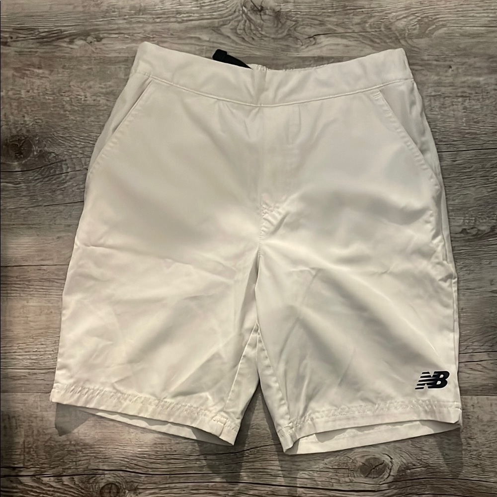 New Balance cream Athletic Shorts Lightweight Performance